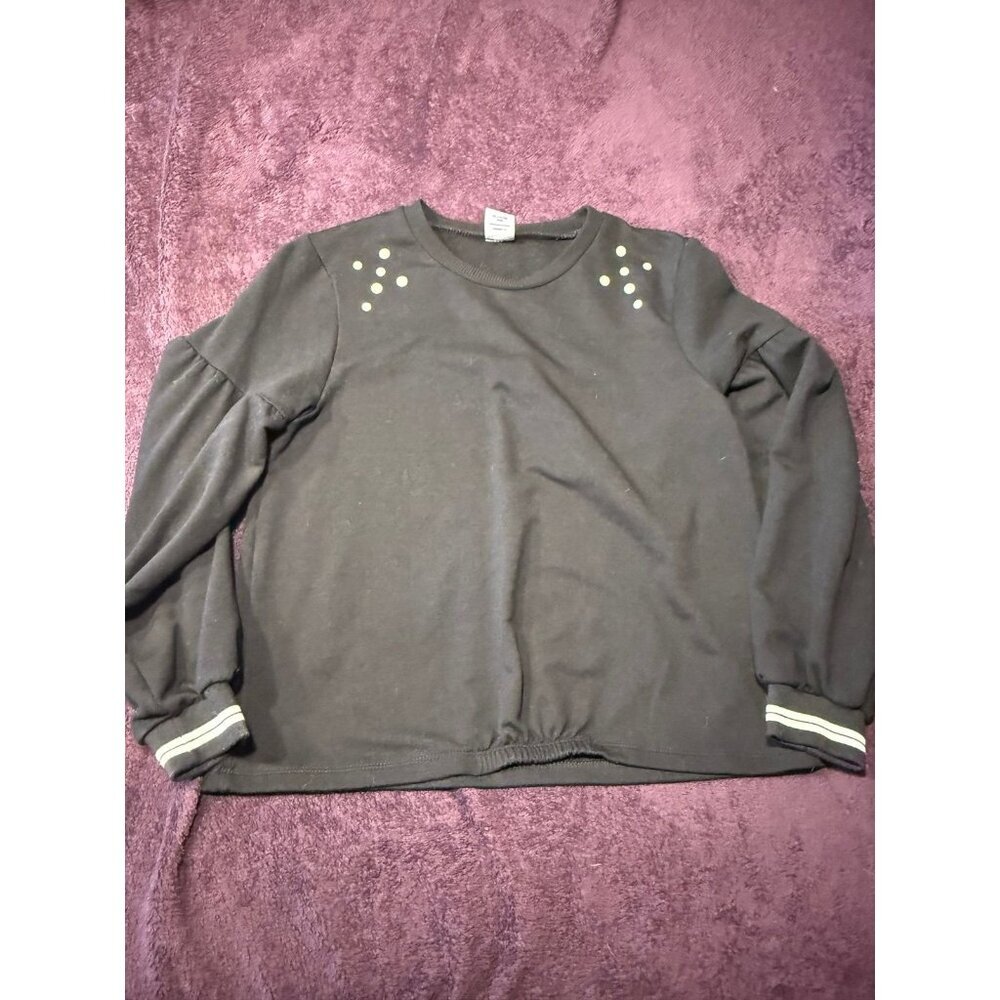 6 FOR $10 Wonder nation 14/16 black sweatshirt